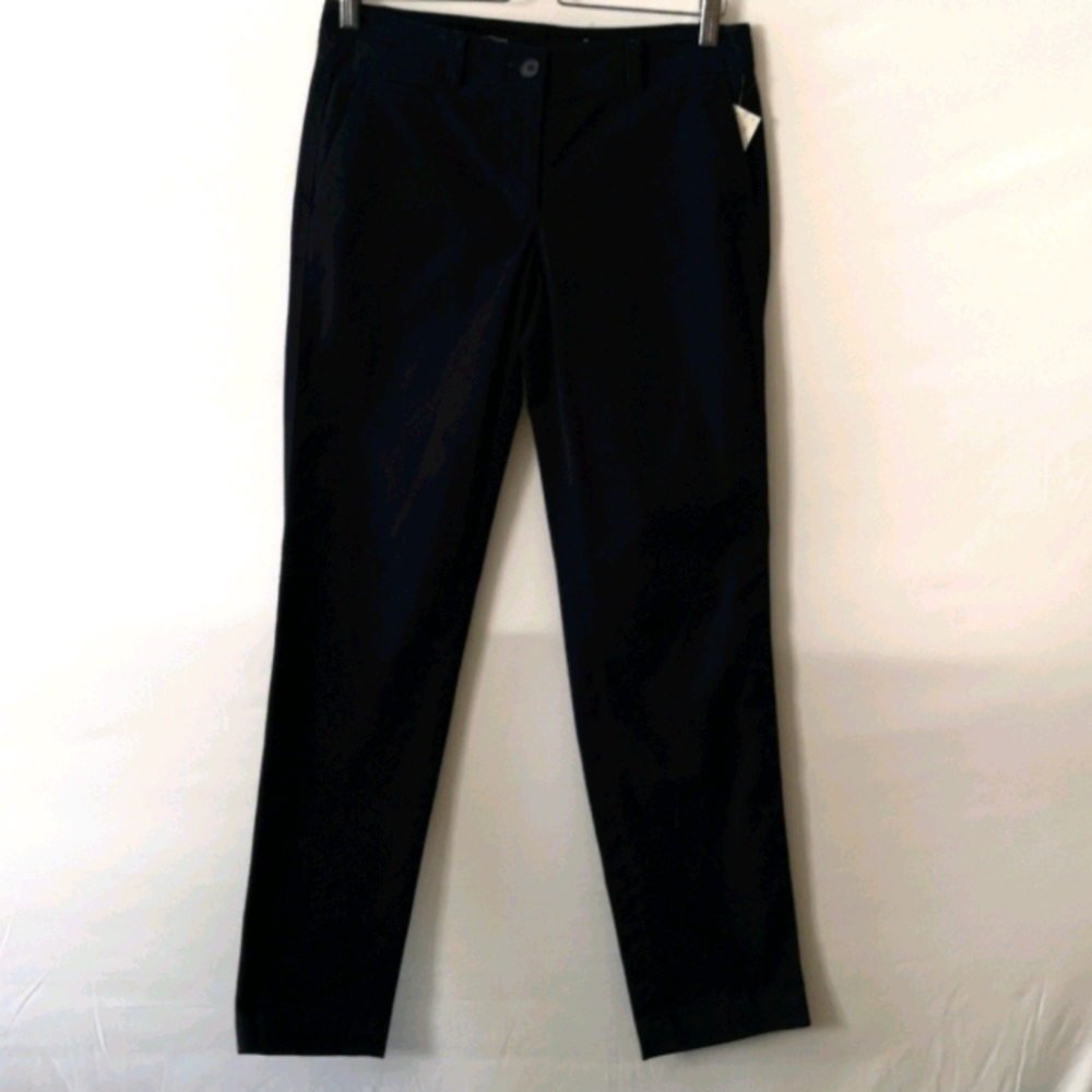 Talbots Perfect Chino Pants, Size 2, Navy Blue NWT